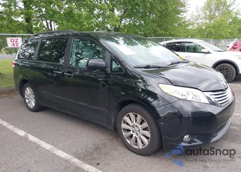 2011 Toyota Sienna Limited/Xle from USA, damaged, VIN 5TDDK3DC2BS002852